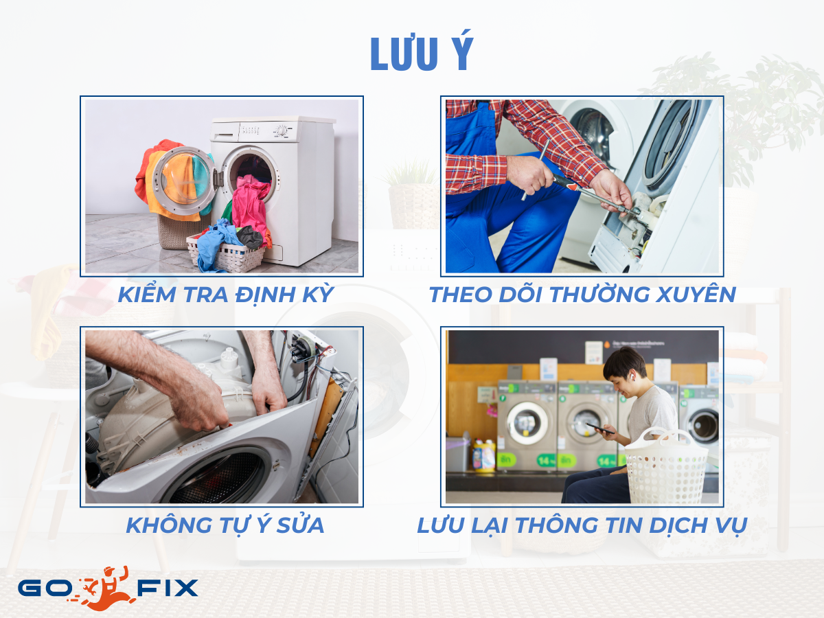 Lưu ý sau khi sửa board mạch máy giặt