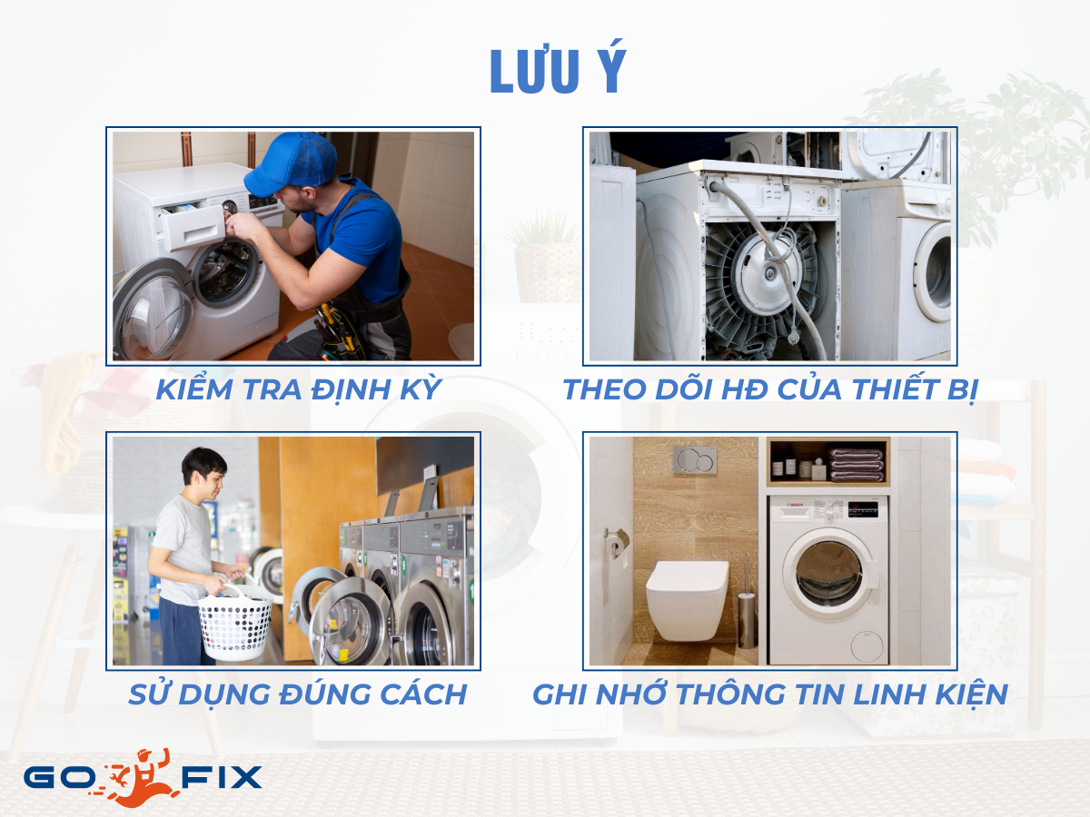 Lưu ý sau khi thay IC nguồn máy giặt