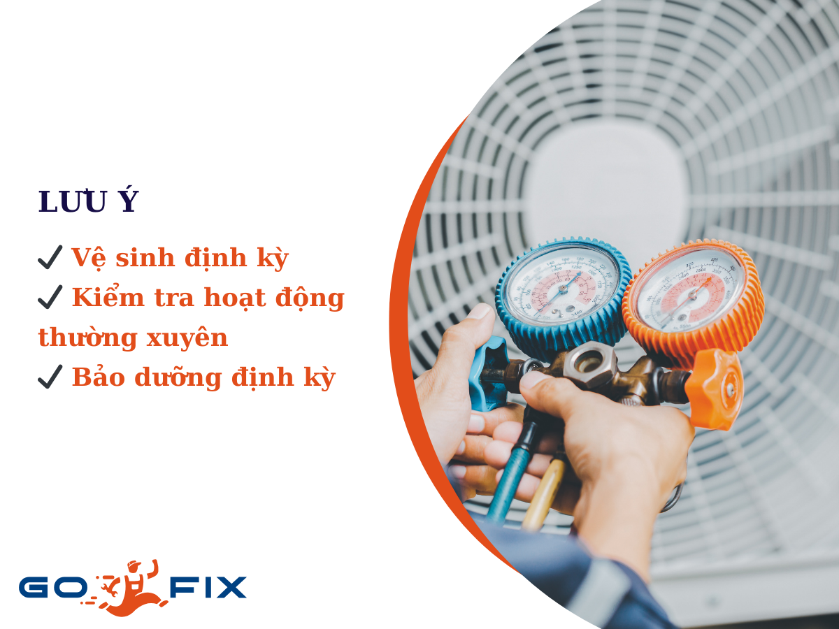 Lưu ý sau khi thay bộ khởi động Block máy lạnh