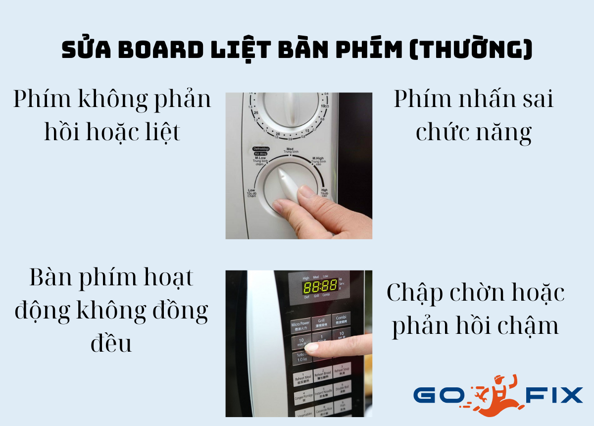 Sửa board liệt bàn phím (thường)