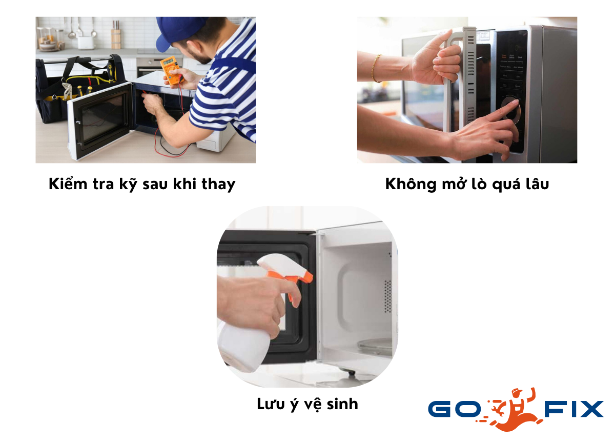 Lưu ý sau khi thay