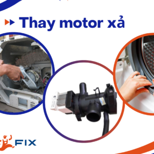 Thay motor xả