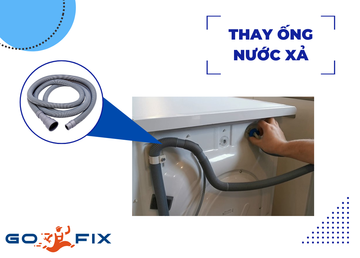 Thay ống nước xả